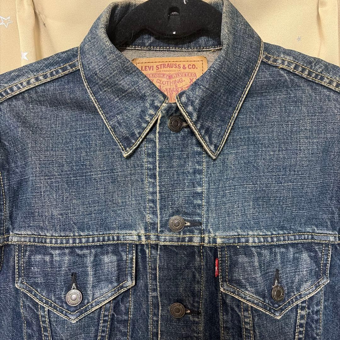 98年 Levi's Ｇジャン 3rd 557xx BIG E 復刻 美フェード