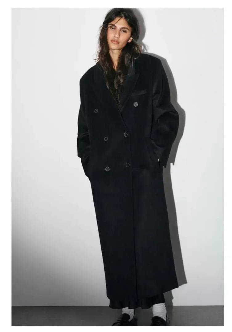 yuki 様 御専用　ZARA ウール混紡エクストラロングコート　XL