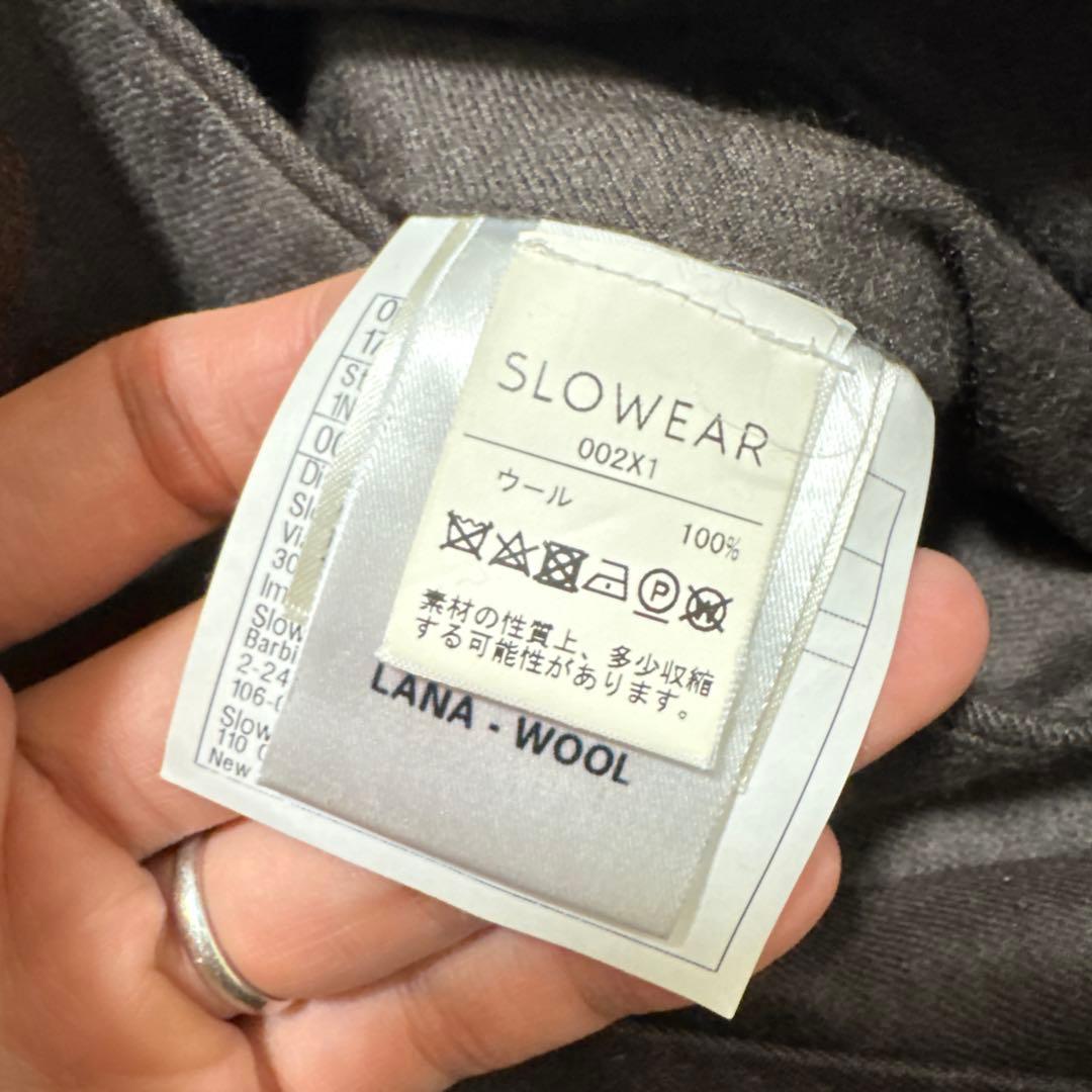 39 極美品　秋冬　インコテックス　スラックス　ブラウン　46 ウール