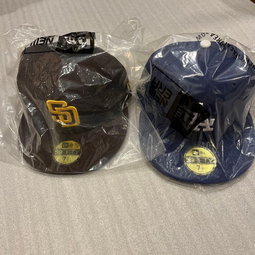 新品 ソウルシリーズ NEWERA ドジャース パドレス セット韓国 ニューエラ