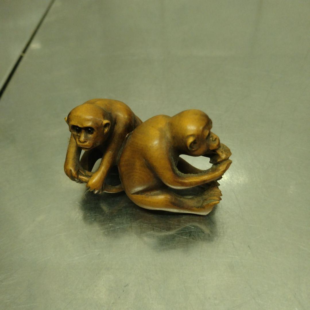 根付　骨董　全8体