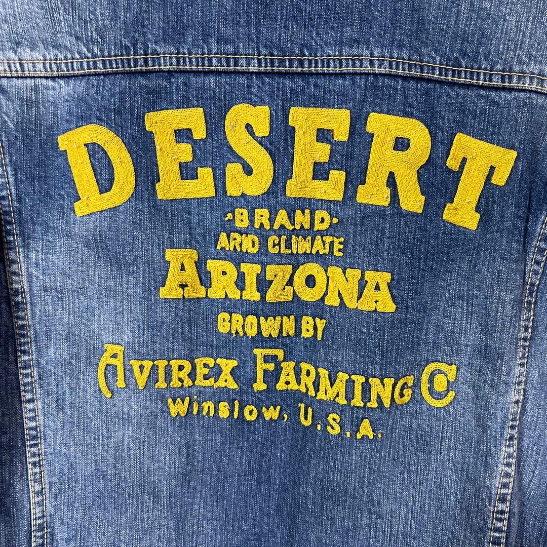 AVIREX デニムジャケット XL