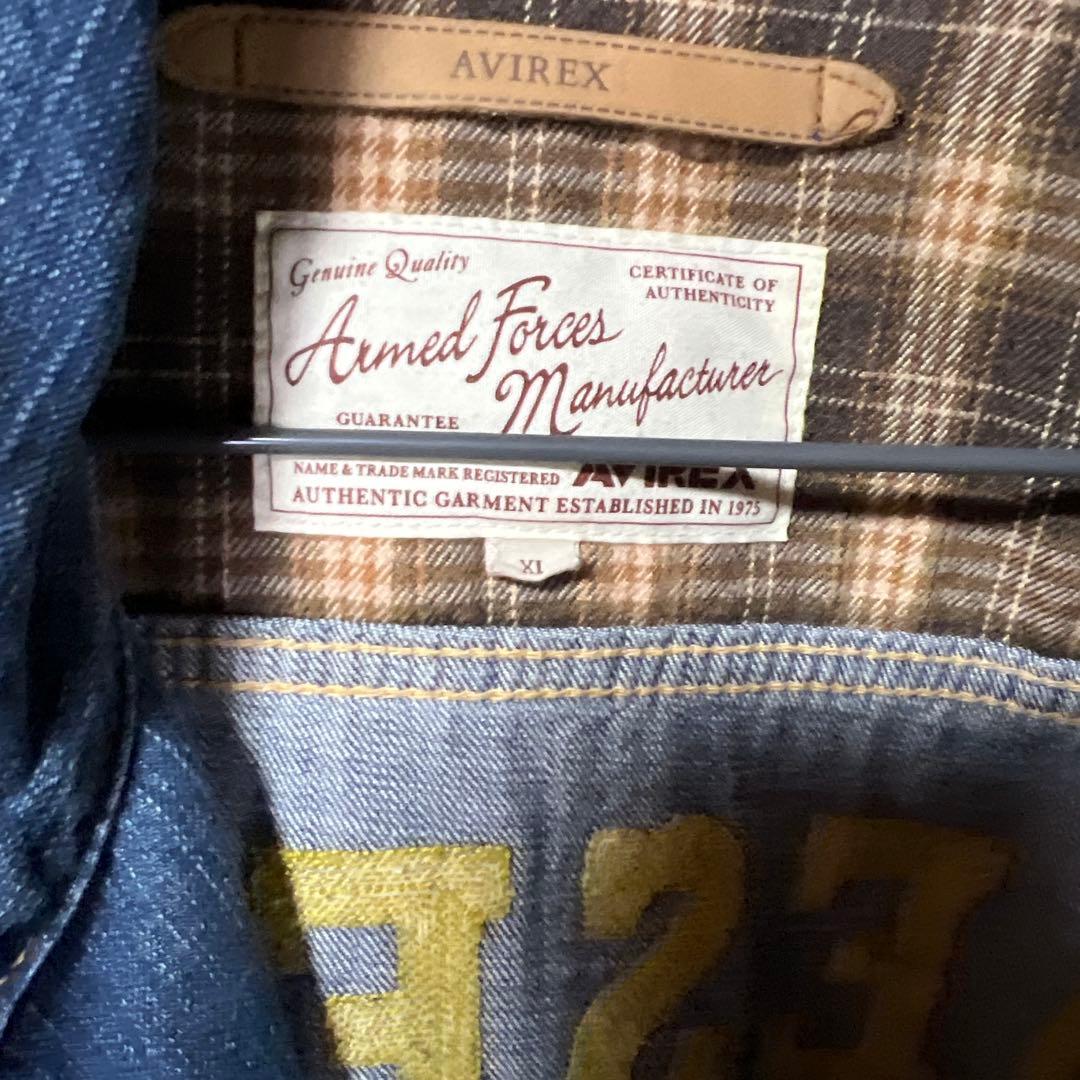AVIREX デニムジャケット XL