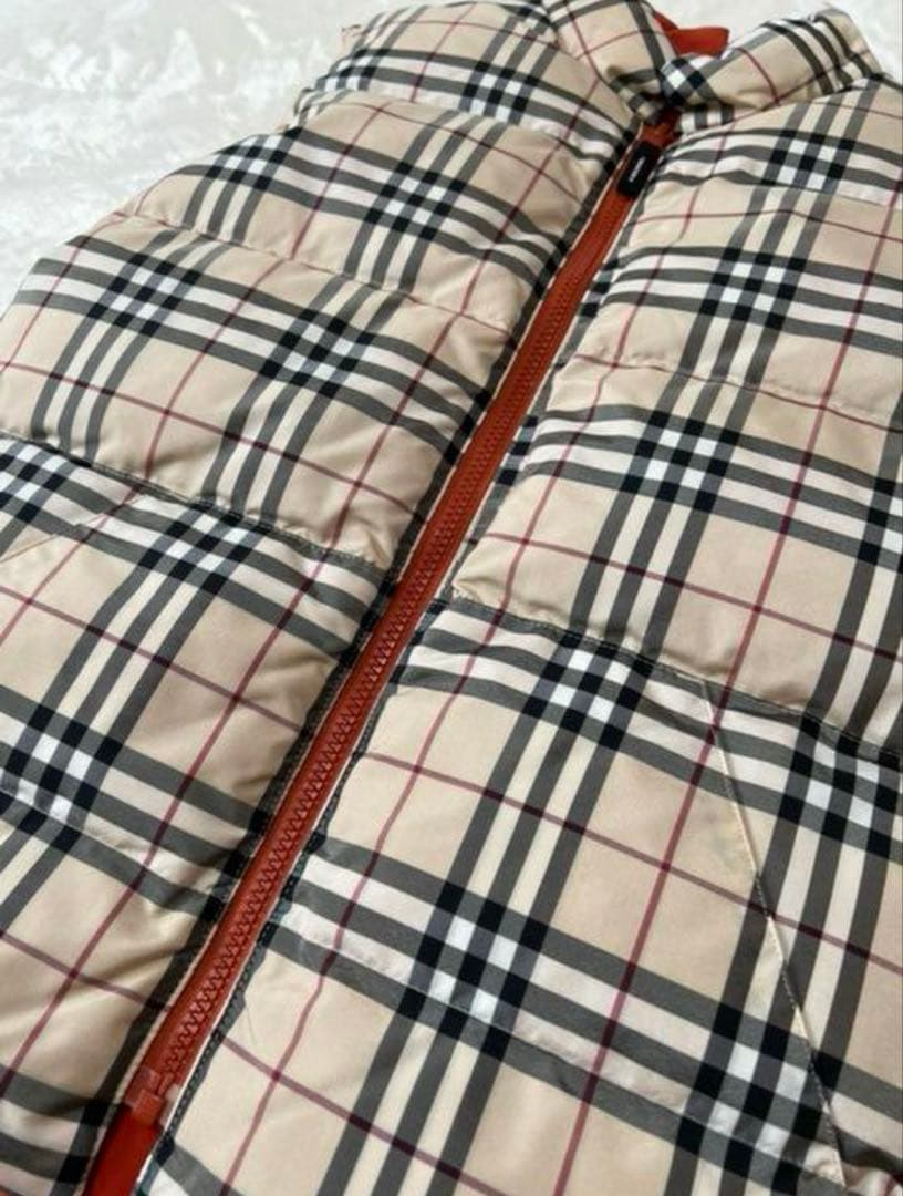 バーバリー　BURBERRY ダウンベスト　ノバチェック　160