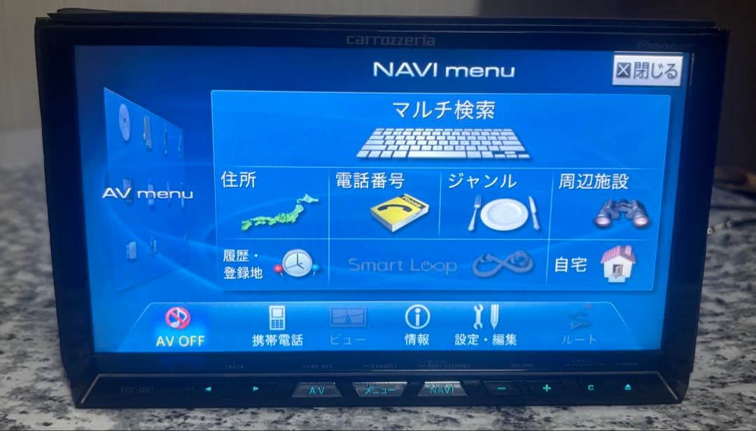 カーナビ AVIC-ZH09