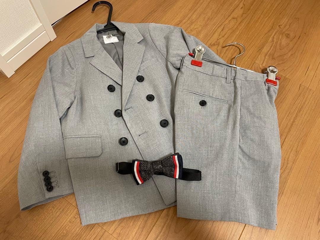 【美品！4点セット！】ローリーズファーム　グレー スーツ　セット　120cm