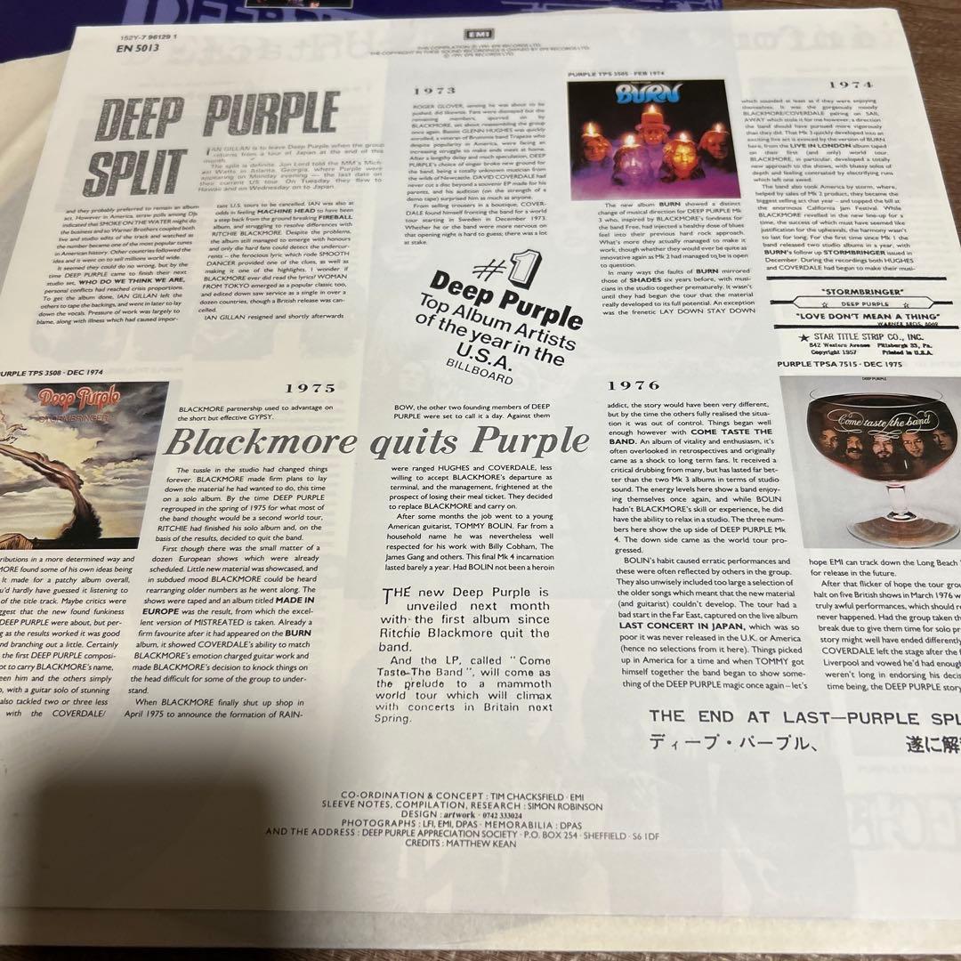 貴重中古レコード deep purple ANTHOLOGY