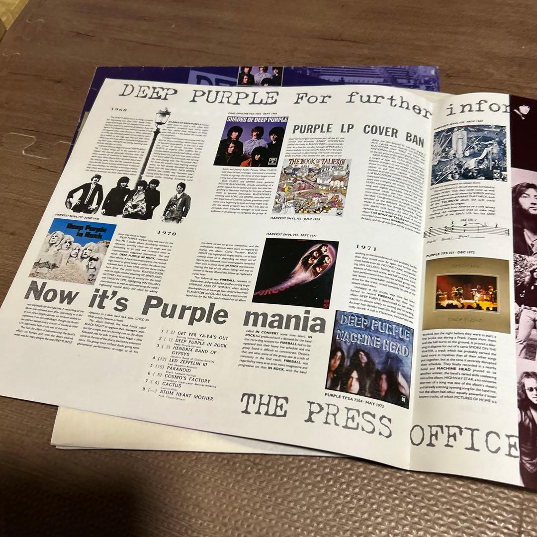 貴重中古レコード deep purple ANTHOLOGY