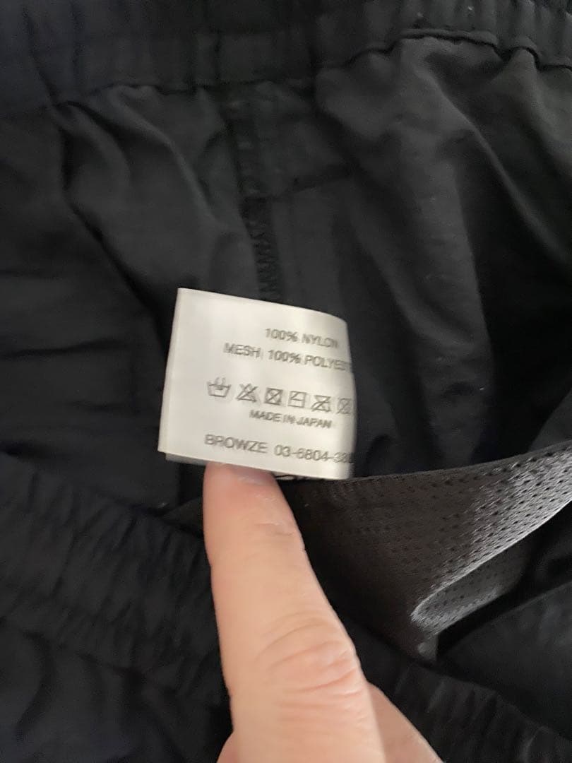 ennoy シャカシャカ　パンツ　ブラック　スタイリスト私物