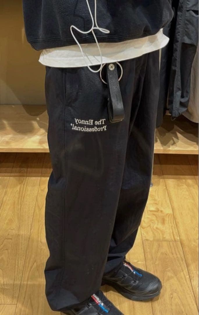 ennoy シャカシャカ　パンツ　ブラック　スタイリスト私物