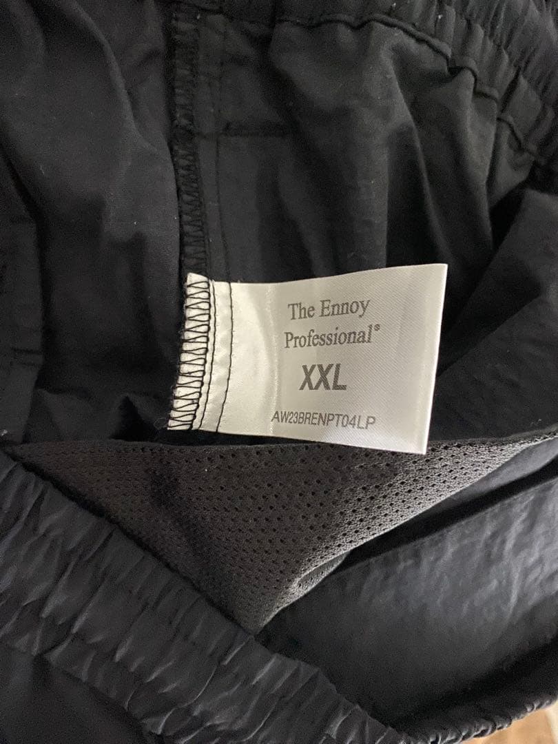 ennoy シャカシャカ　パンツ　ブラック　スタイリスト私物