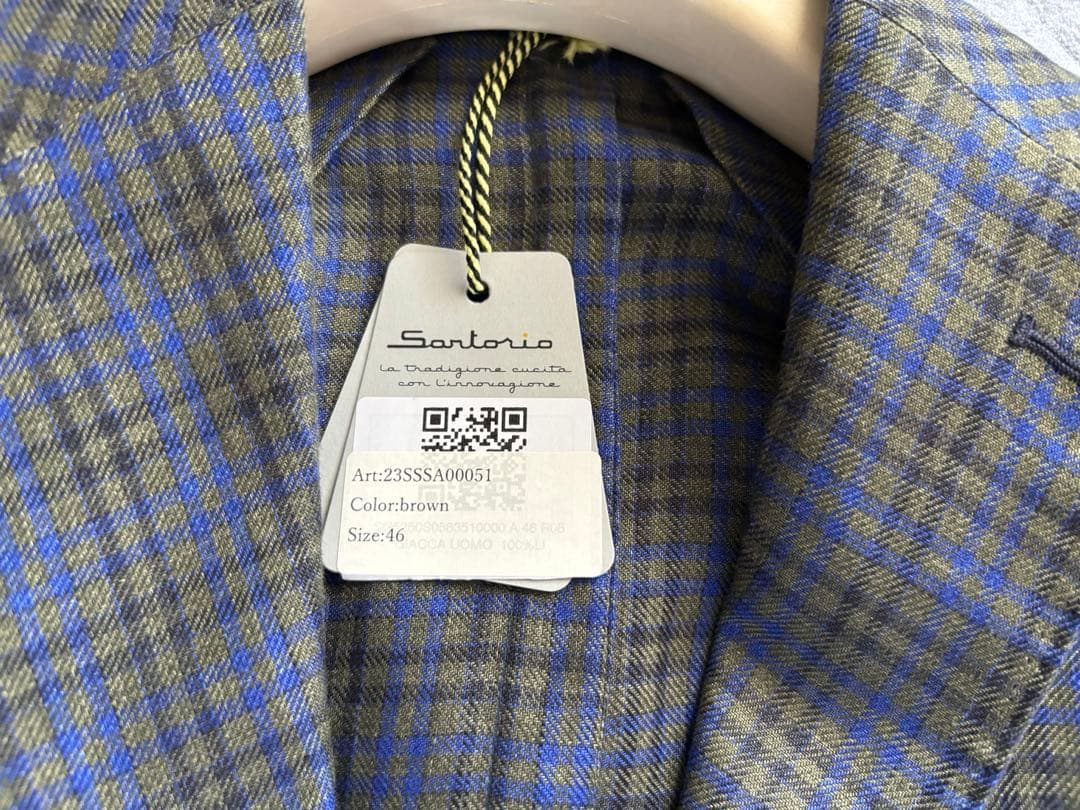 [トウアン　トゥ] Sartorio テーラードジャケット 46 リネン