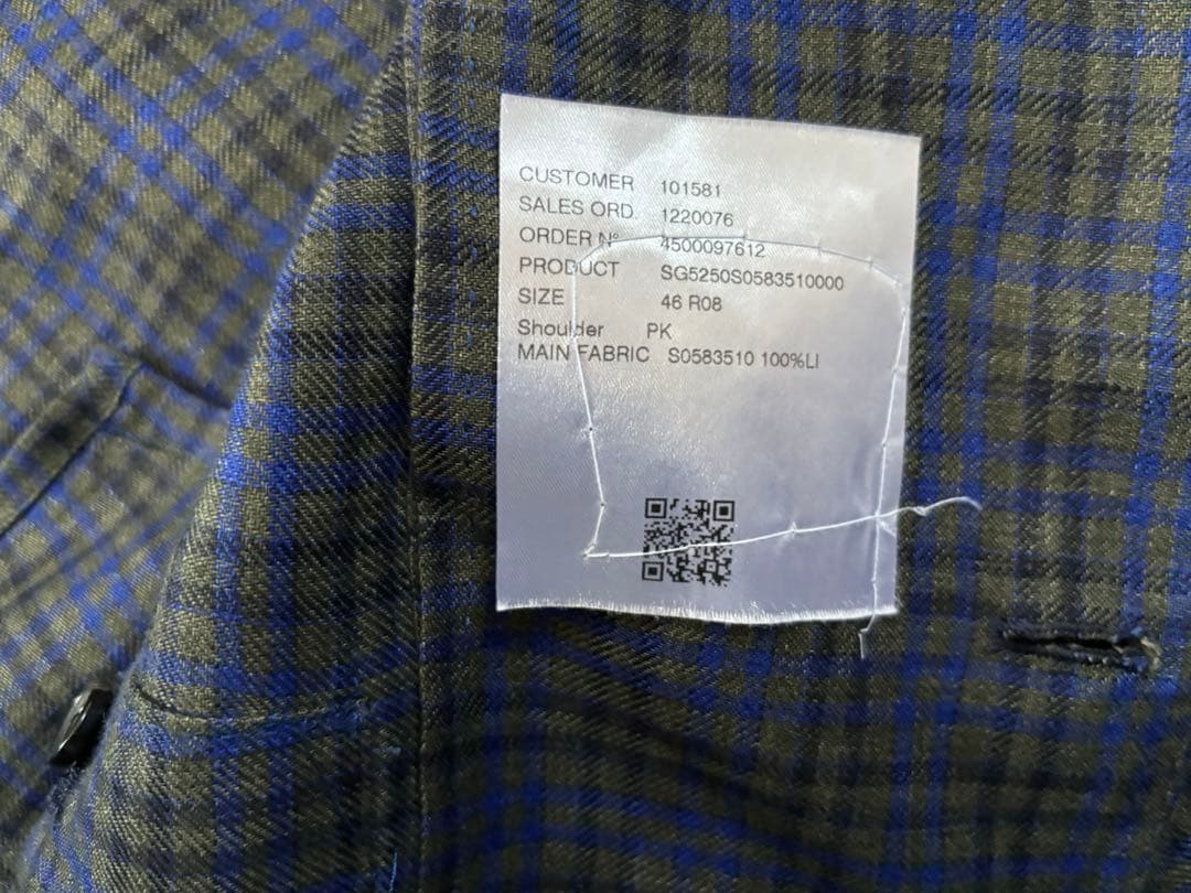 [トウアン　トゥ] Sartorio テーラードジャケット 46 リネン