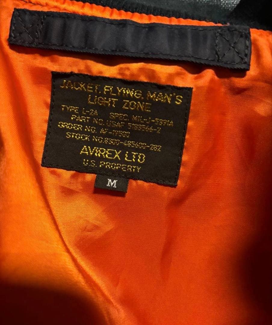 「あと2日で販売終わり」AVIREX MA-1 フライトジャケット M ネイビー