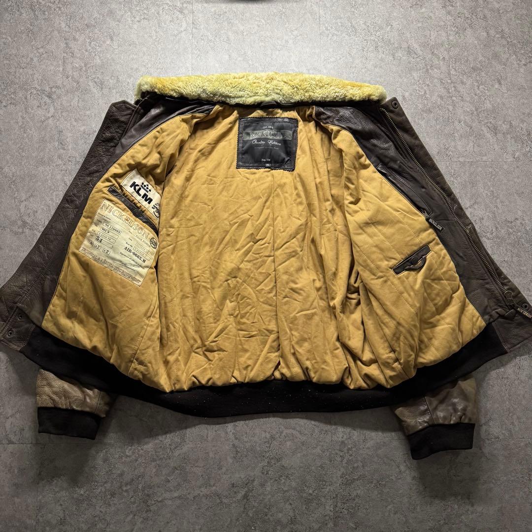 【90s vintage】フライトジャケット　G-1 A-2 ワッペン　2XL