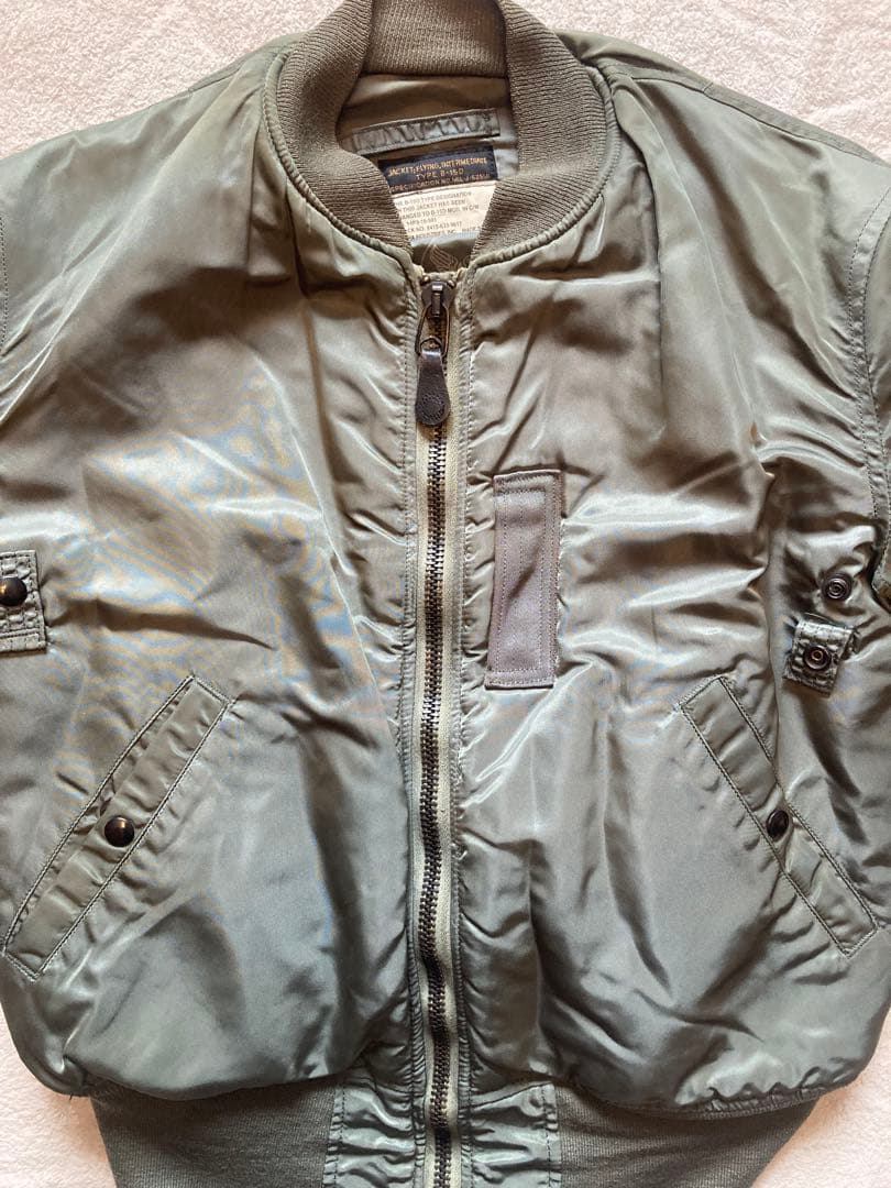 USA製 アルファ B-15D MOD フライトジャケット MA-1 38