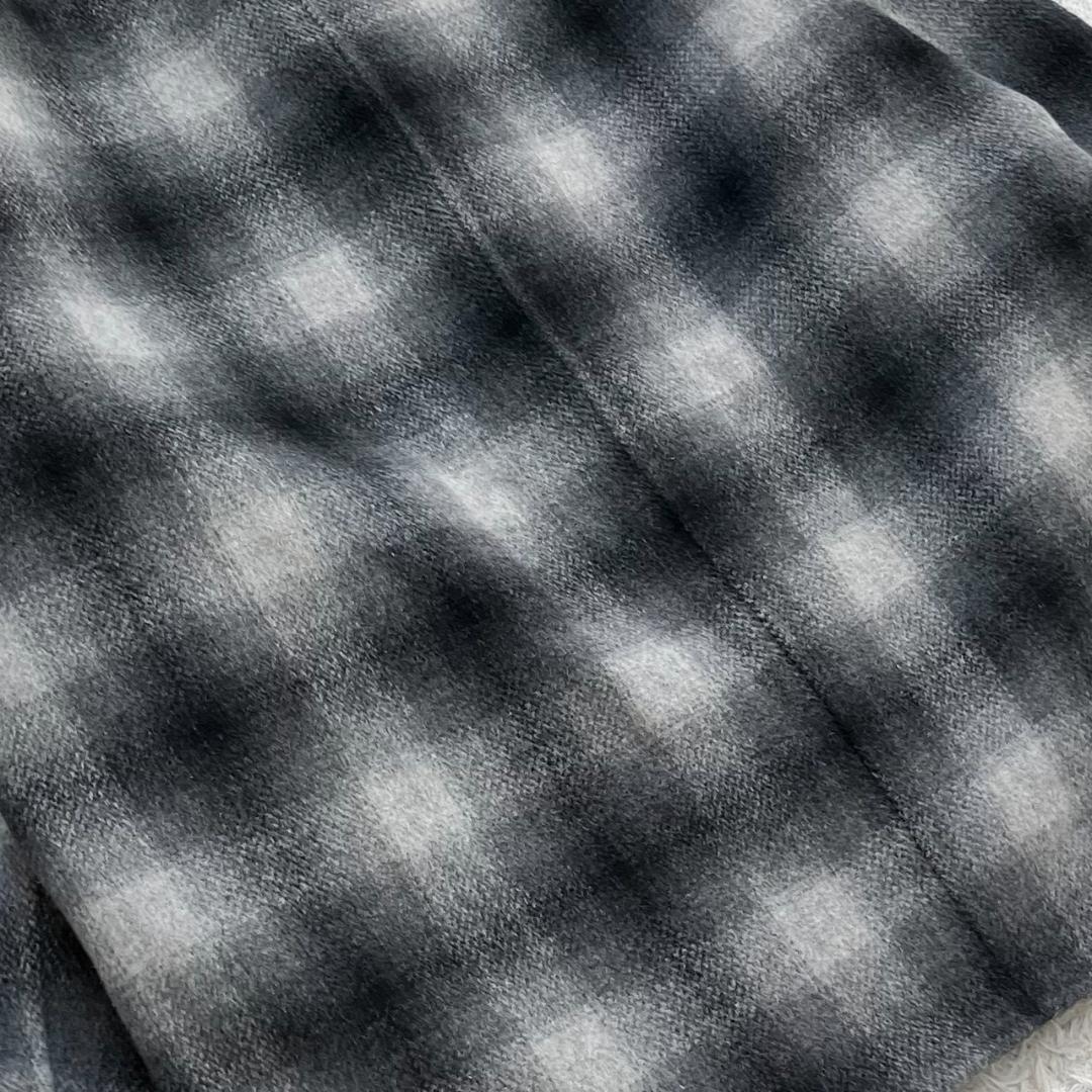 24AW✨未使用級✨スピック&スパン ウールミックスリバージャケット ワイド S