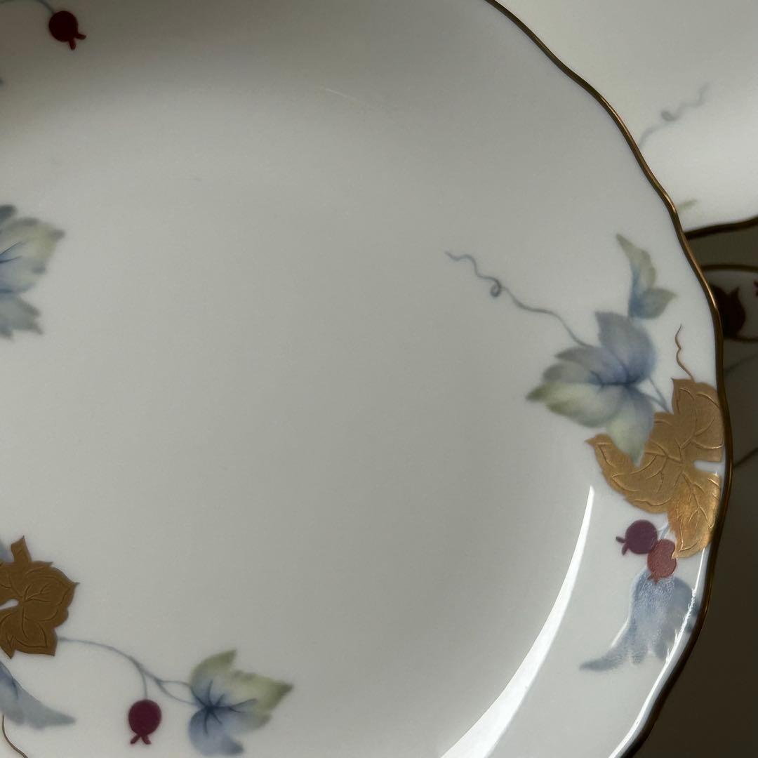 【未使用】ナルミ　エグゼクティブコレクション「豊穣」　銘々皿　5枚セット