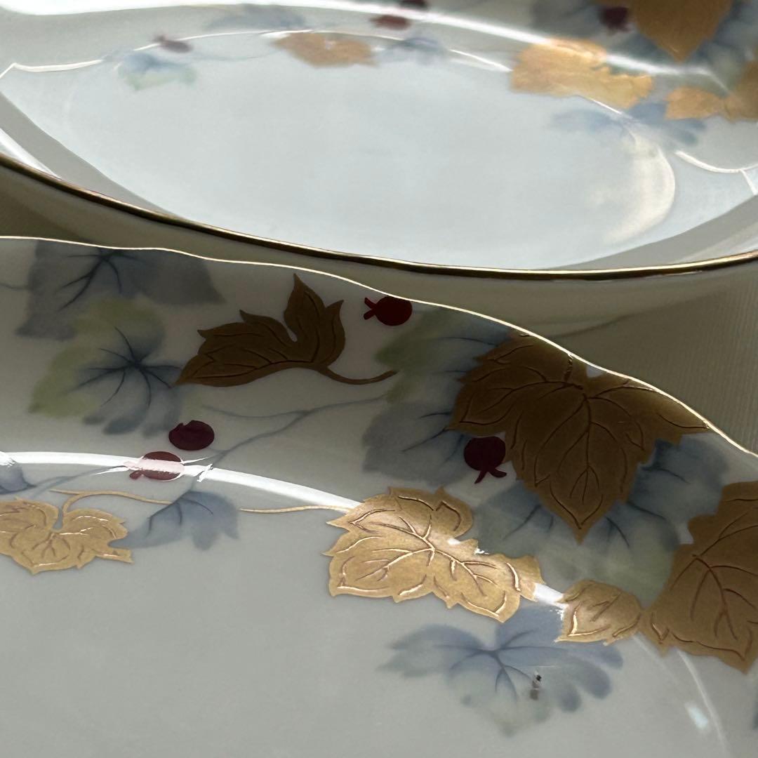 【未使用】ナルミ　エグゼクティブコレクション「豊穣」　銘々皿　5枚セット