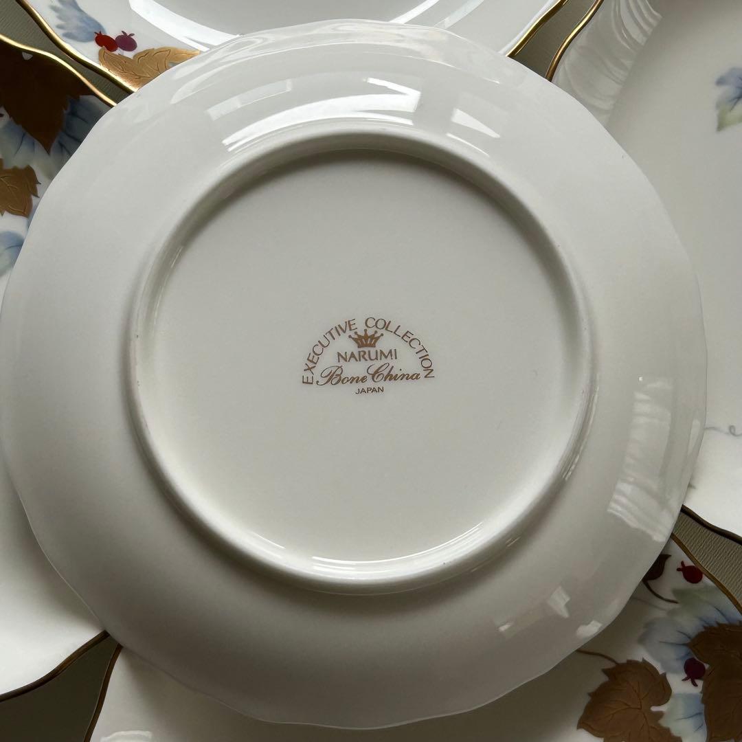 【未使用】ナルミ　エグゼクティブコレクション「豊穣」　銘々皿　5枚セット