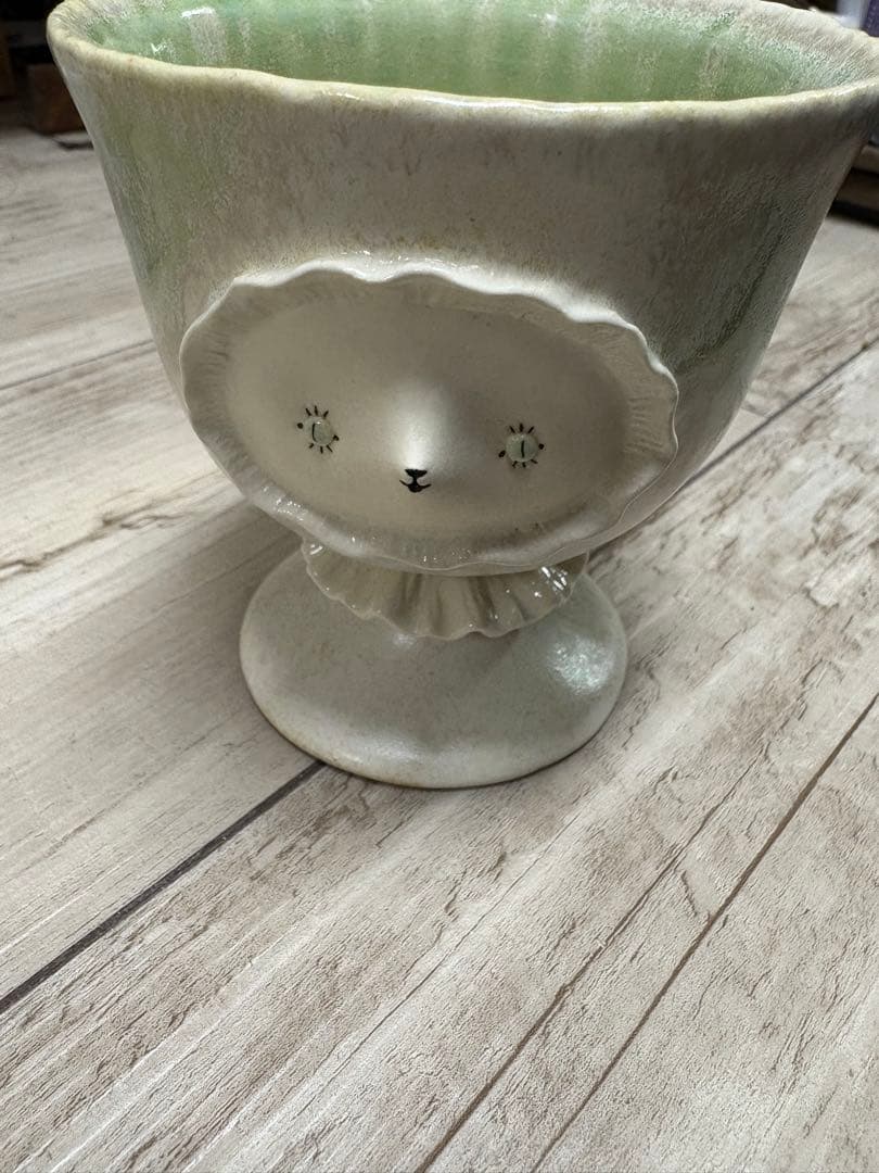 もりはるか　フリル猫ゴブレット✨新品未使用✨