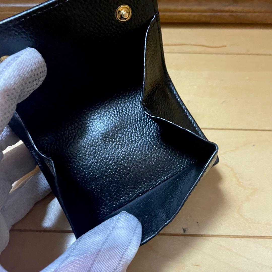 SAINT LAURENT ミニ 三つ折り財布 YSL レザー