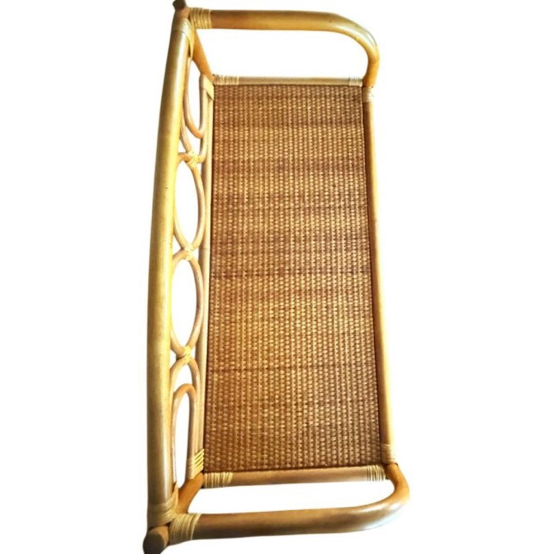 5段収納チェスト　キャスター付　天然素材　高さ約120cm　大型