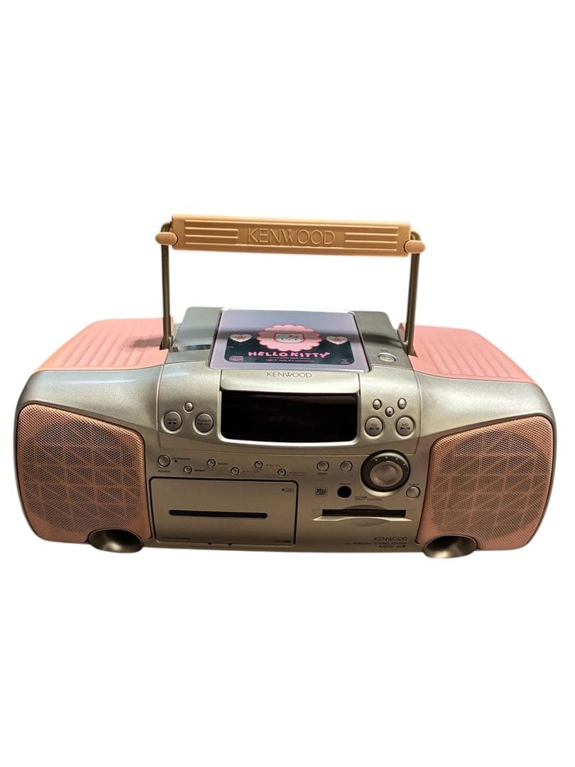 ジャンク KENWOOD ハローキティ CD MD テーププレイヤー