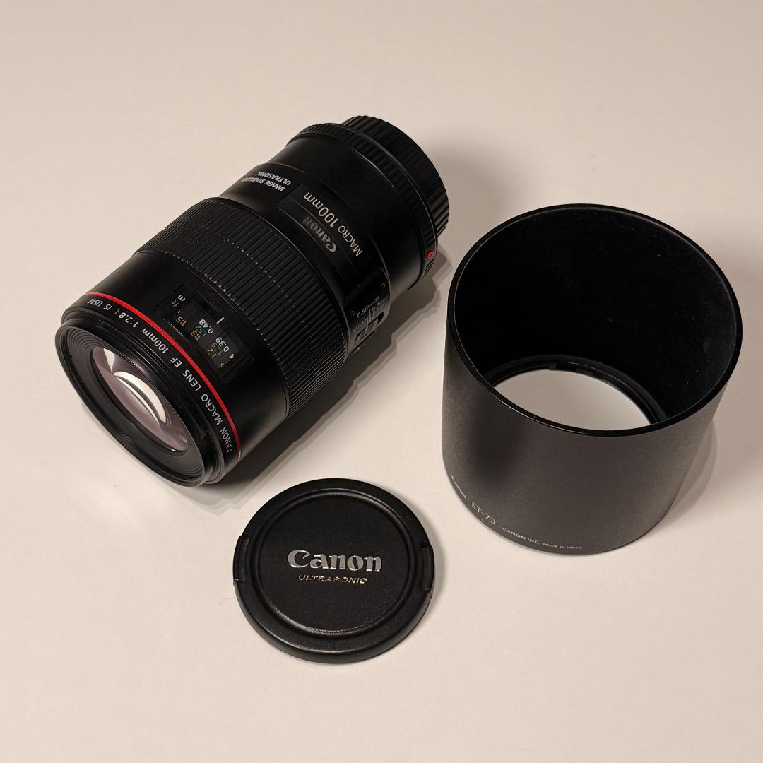 レンズ(単焦点) Canon EF 100mm f/2.8L Macro IS USM