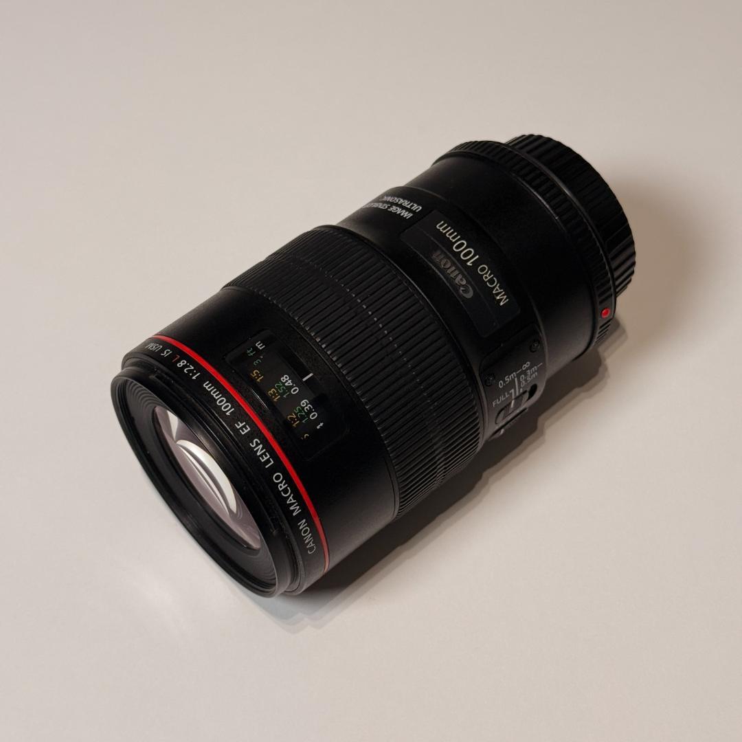 レンズ(単焦点) Canon EF 100mm f/2.8L Macro IS USM