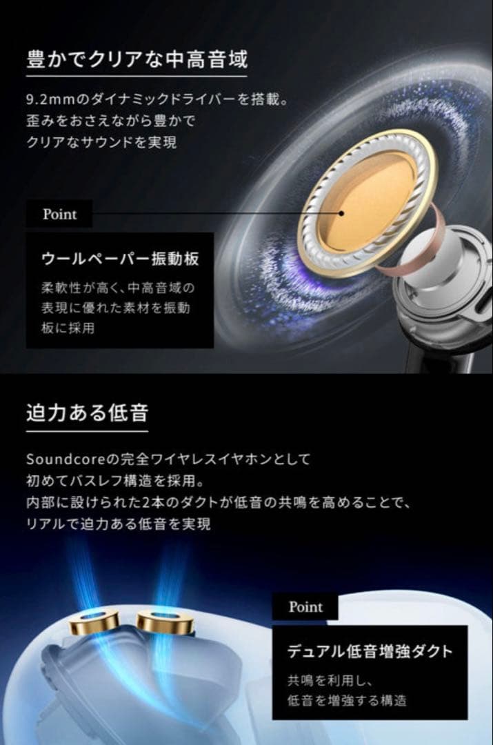 【新品未開封】Anker Soundcore Liberty 5 一年間保証付き