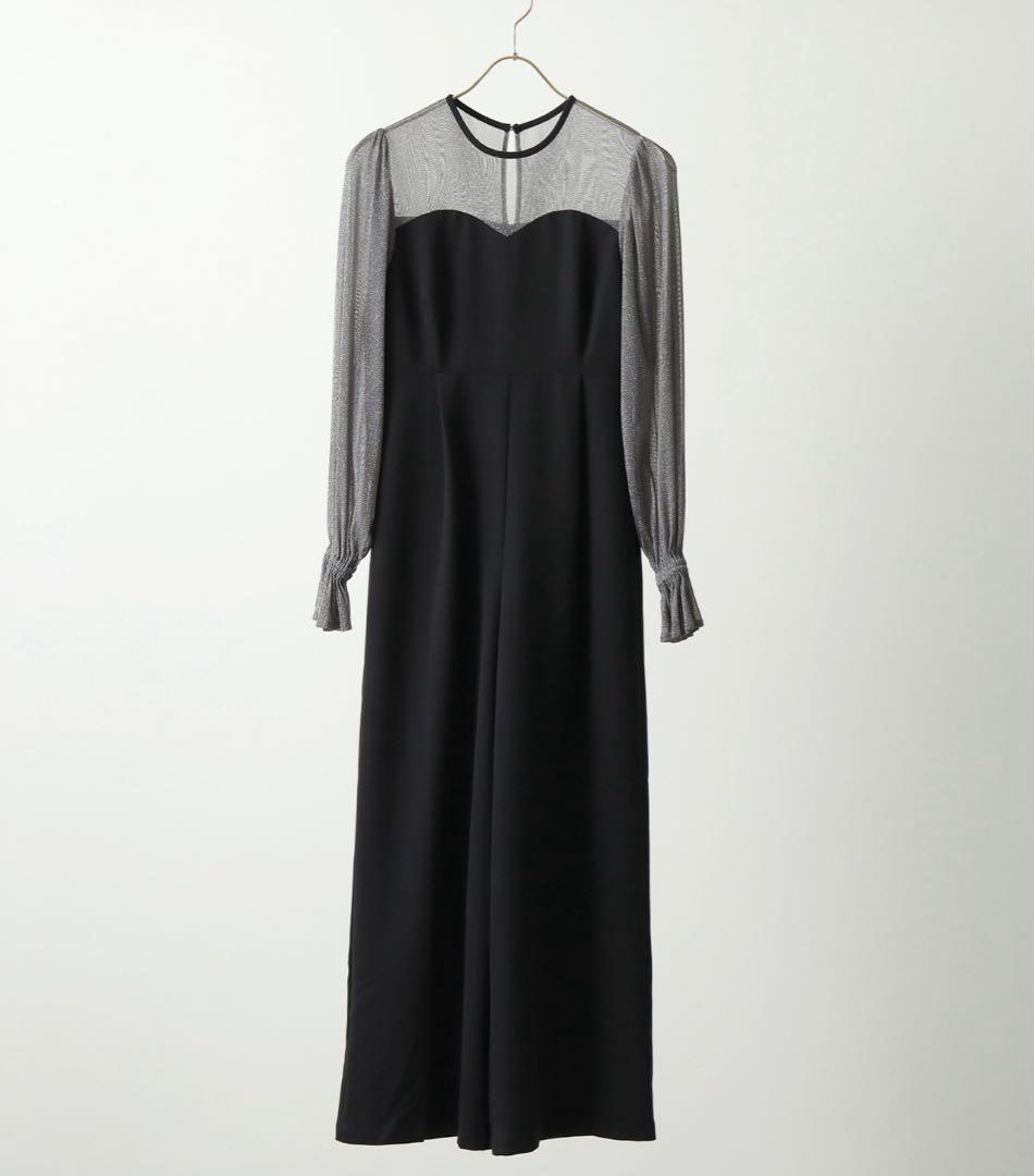 kana パーティー　パンツドレス　オケージョン　結婚式　黒