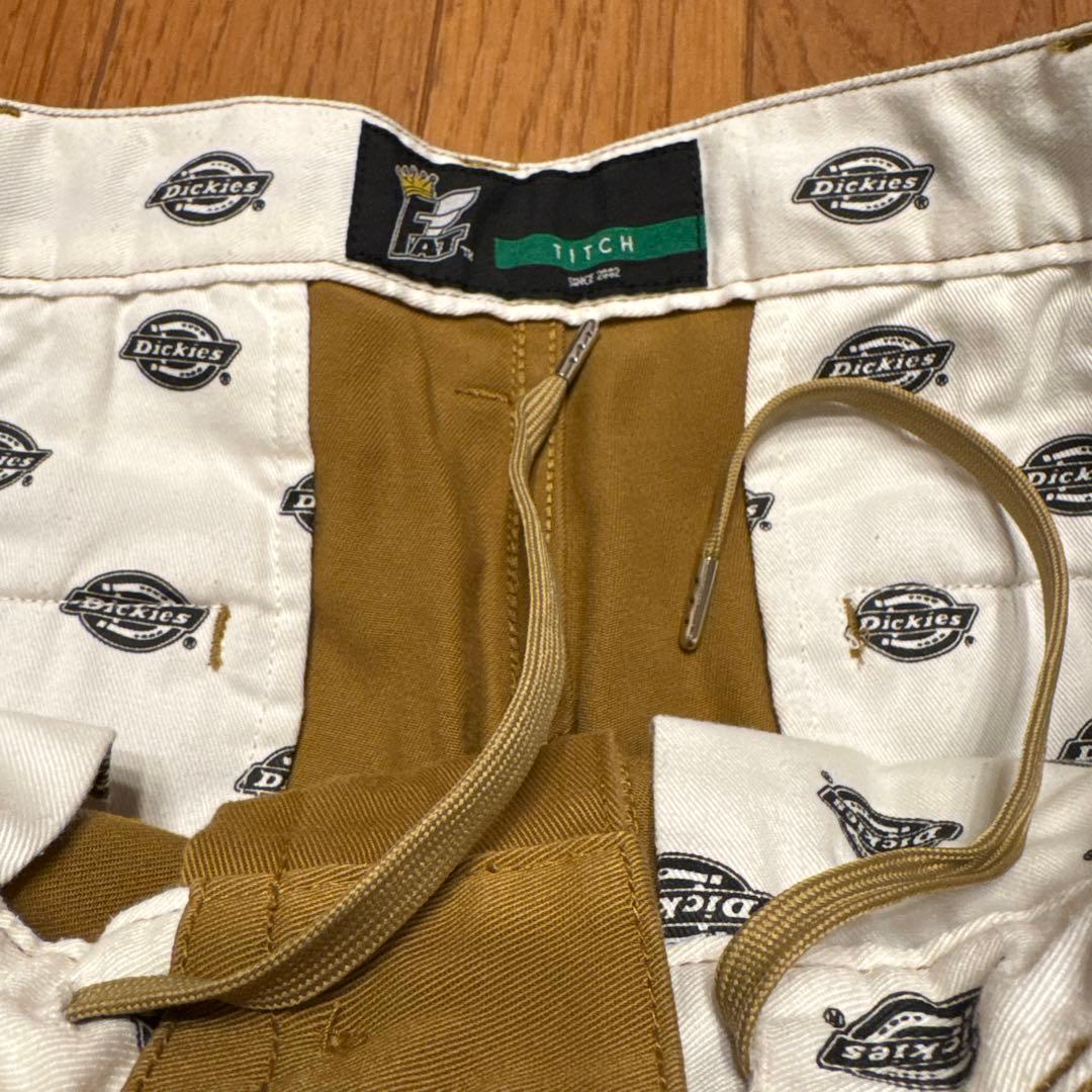 美品 FAT × Dickies TUFFIES コラボ TITCH ベージュ