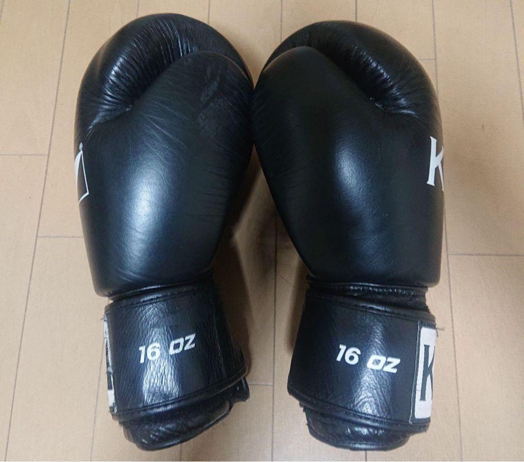 K-1 ボクシンググローブ 16oz ブラック