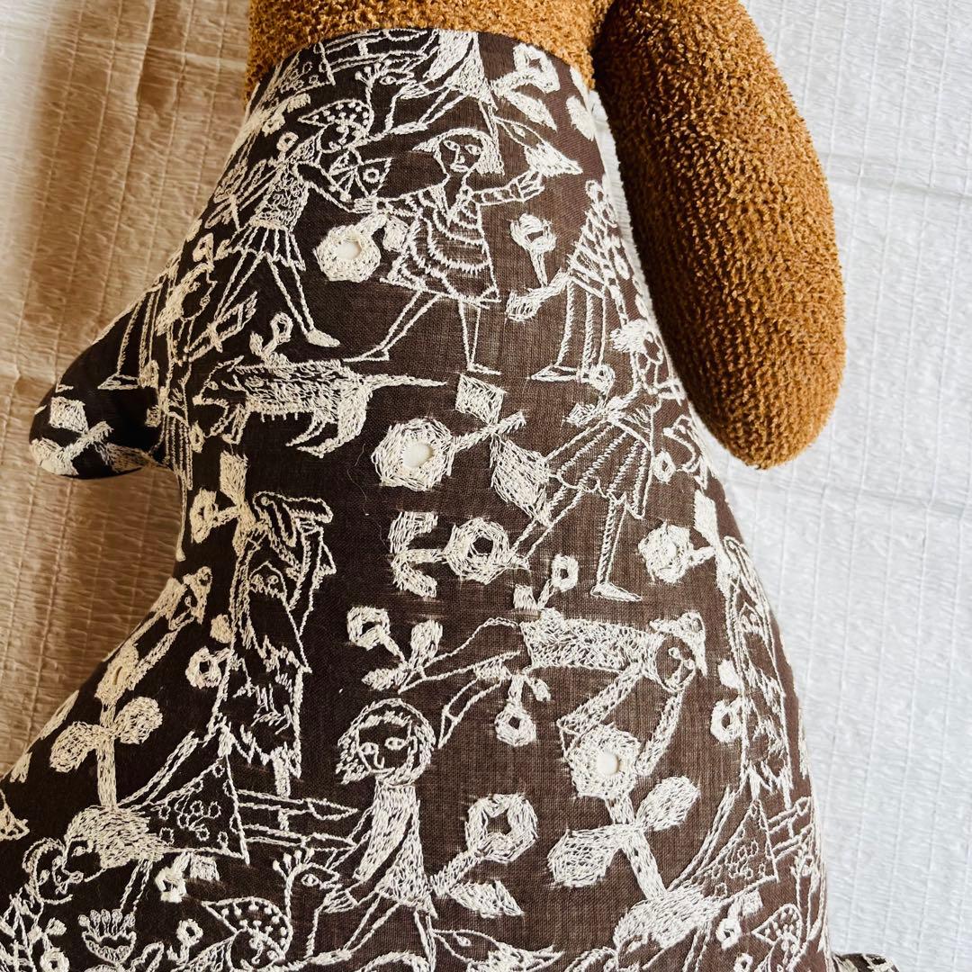 美品　ミナペルホネン　ウサギ　クッション