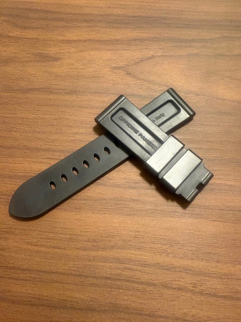 PANERAI OFFICINE ラバーベルト ブラック