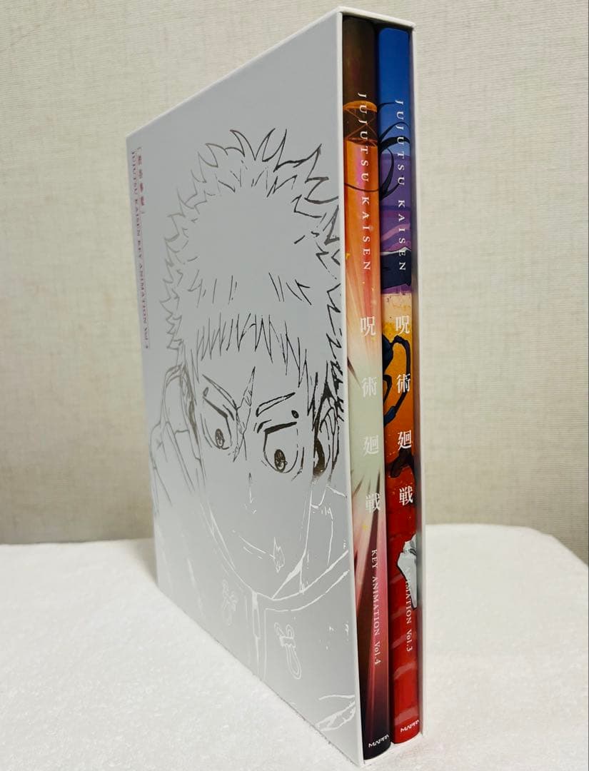 呪術廻戦 原画集 KEY ANIMATION Vol.3＆4 収納BOX付き