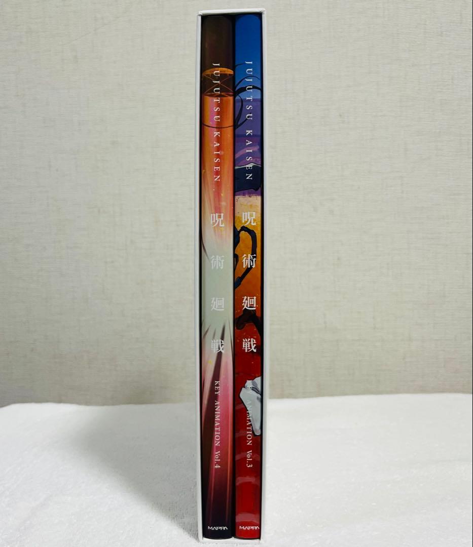 呪術廻戦 原画集 KEY ANIMATION Vol.3＆4 収納BOX付き