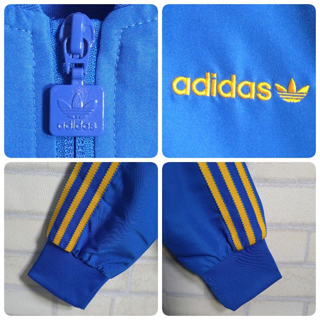 アディダス★美品 SST スーパースター セットアップ ジャージ 上下 青 L