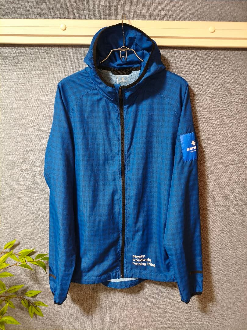 【美品・完売品】SAYSKY ランニングジャケット M セイスカイ