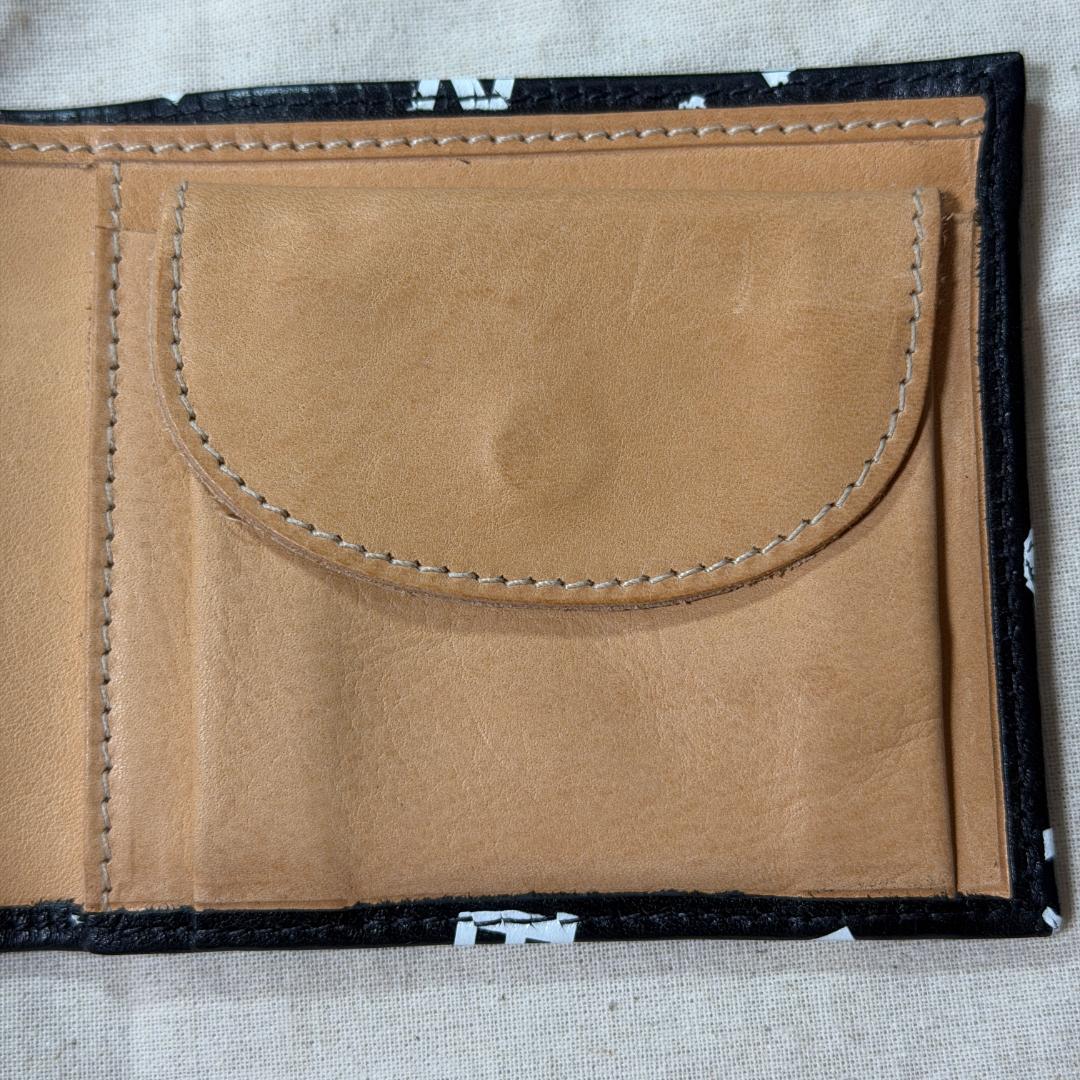 【新品未使用】イルビゾンテ ロゴ 二つ折り 財布 ブラック 黒