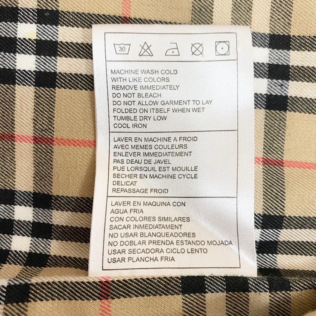 【極美品】バーバリー ジャケット ブルゾン ノバチェック ロゴ ナイロン 軽量