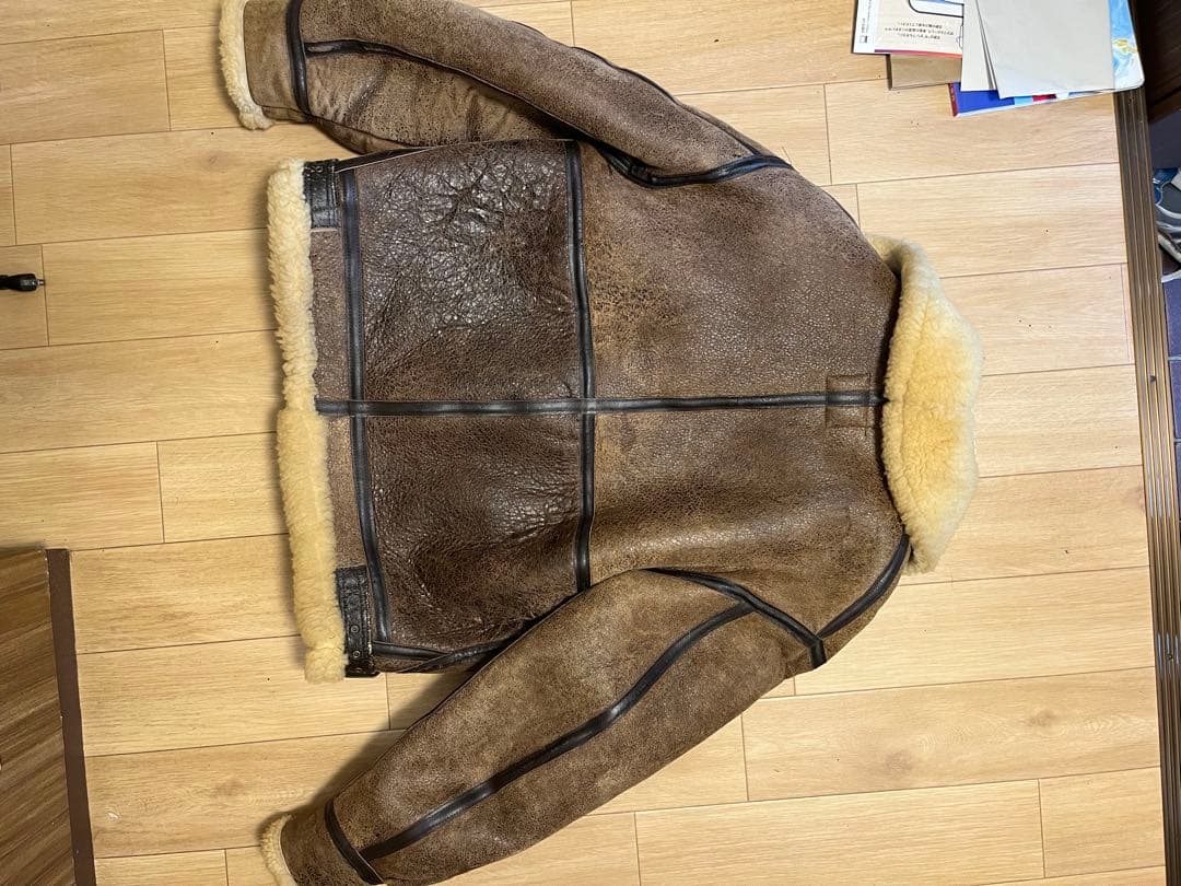 AVIREX B-3 ムートンフライトジャケット USA製 サイズ38