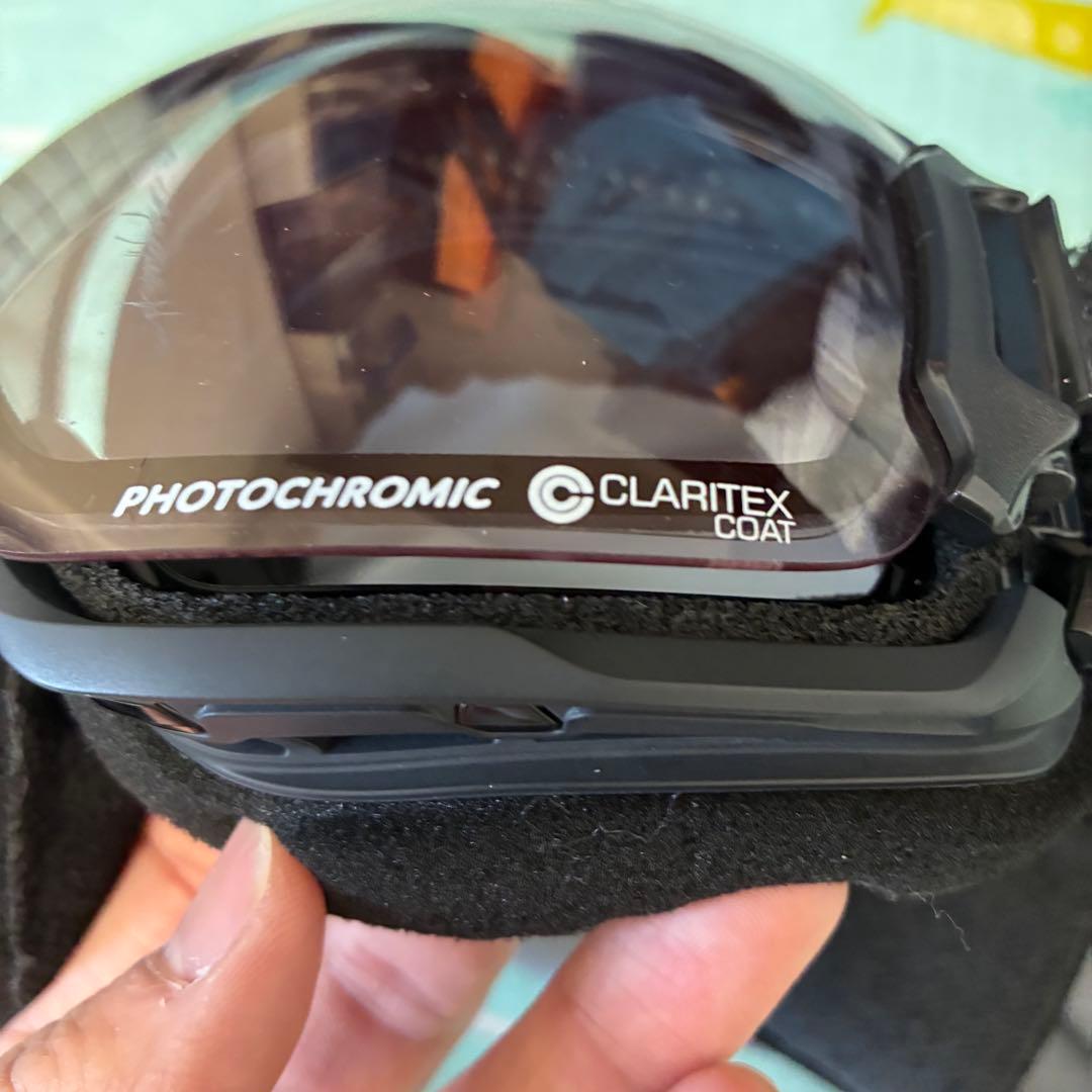 dice bank 調光 スノーボード ゴーグル 15-55% 球面 換気でき