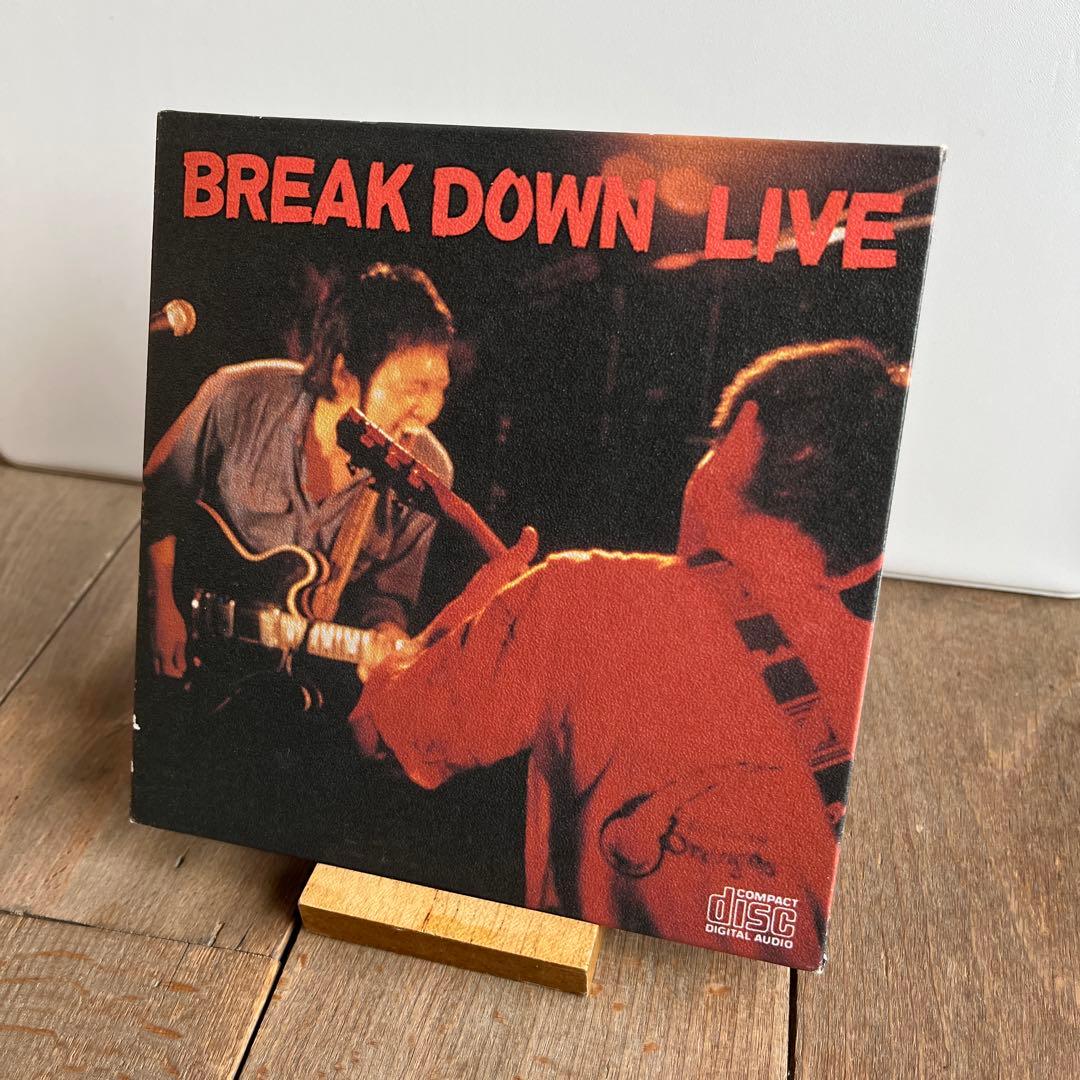 ★希少レア『BREAK DOWN LIVE』CD 紙ジャケット仕様
