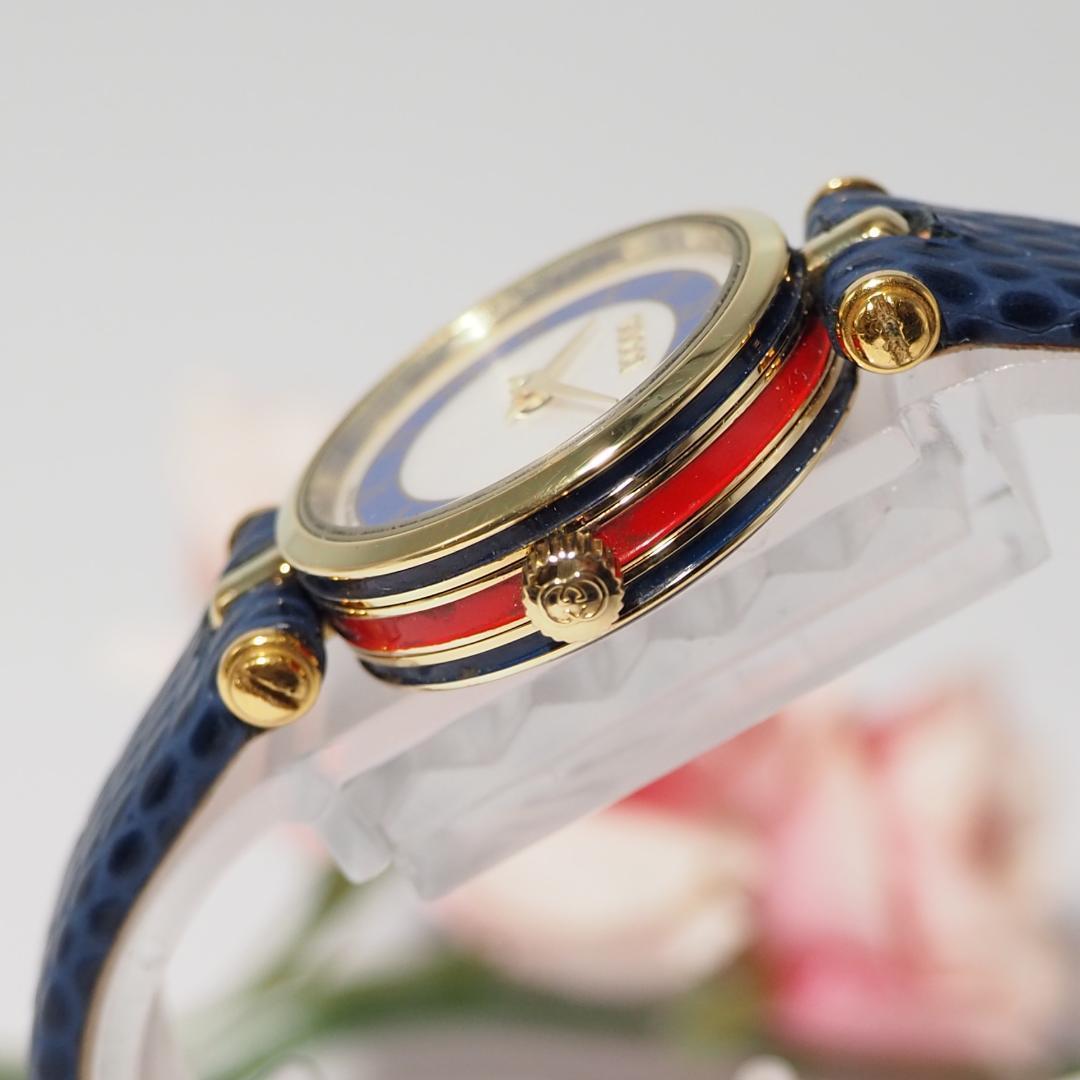 グッチ GUCCI シェリーライン 革ベルト ゴールド レディース腕時計 920