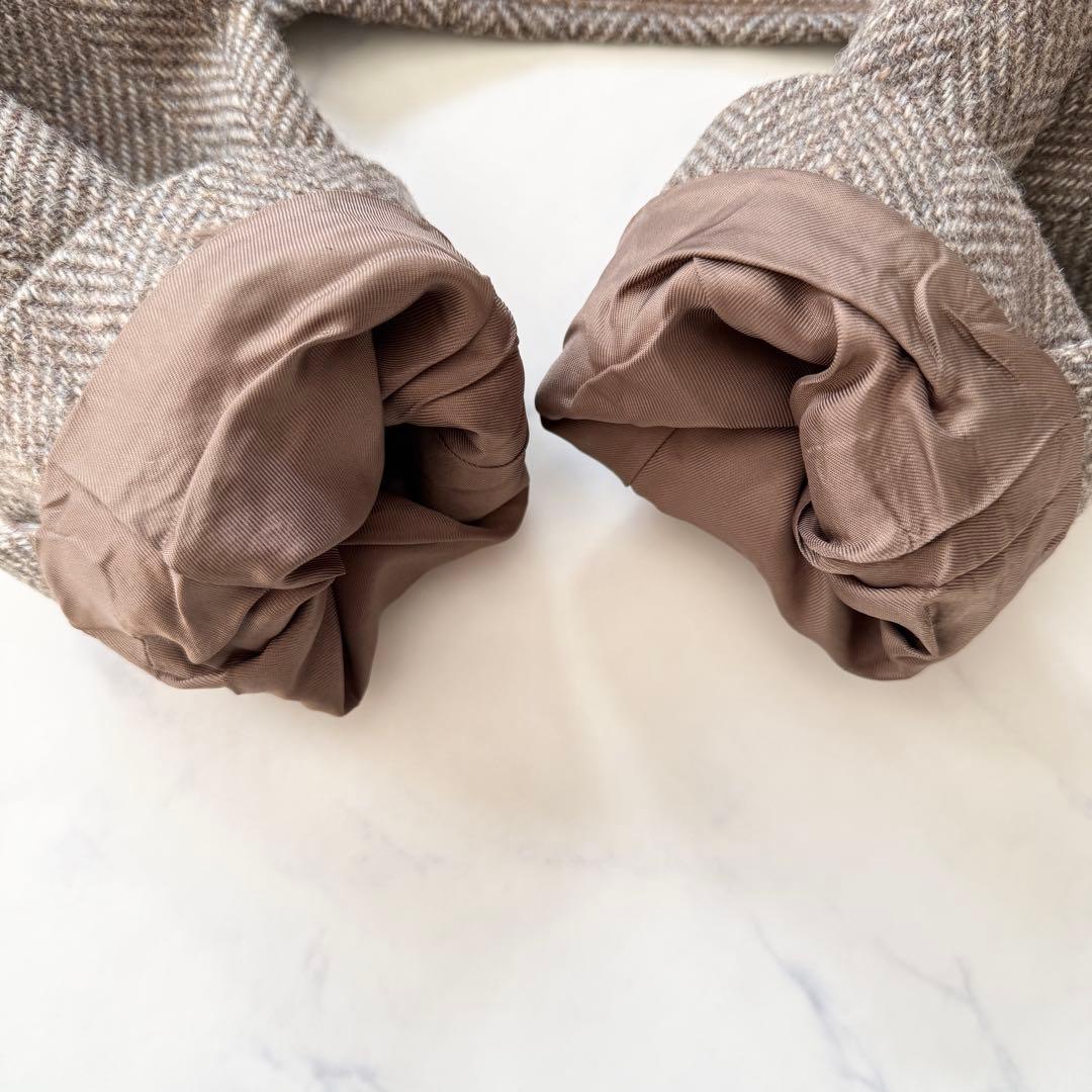 【美品】　ナナナナサーカ　ジャケット　セット　ヘリンボーン　くるみボタン　変形