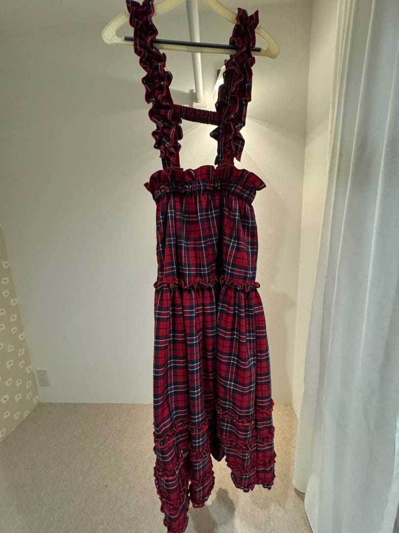 Candy Stripper ホーリーナイトフリルジャンパースカート 赤