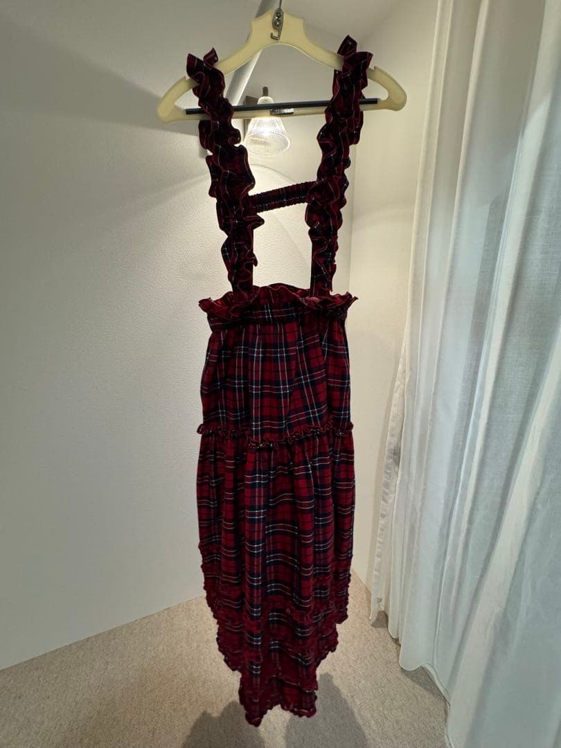 Candy Stripper ホーリーナイトフリルジャンパースカート 赤