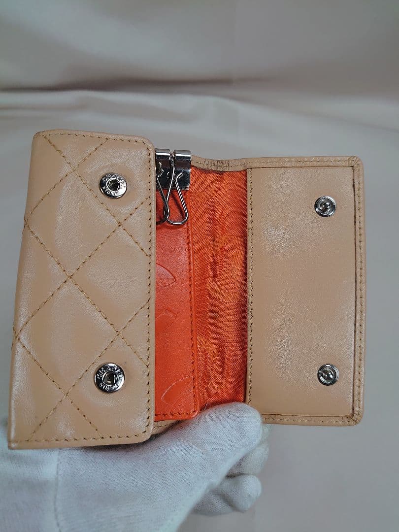 CHANEL シャネル キーケース ベージュ